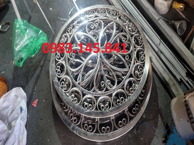 Lốc vòng inox mỹ thuật cho các hạng mục trang trí