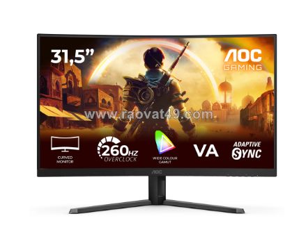 Màn hình cong aoc c32g42ze 32" 260hz – chiến game cực đã, làm chủ mọi cuộc chơi!