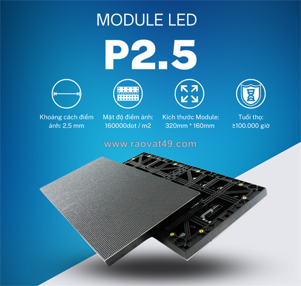 Màn hình led jpled p 2.5 cho hội trường phòng họp cực sắc nét