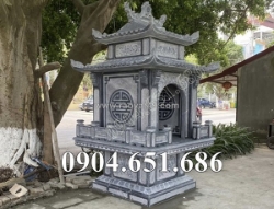 Mẫu miếu thờ thần linh đẹp kích thước phong thủy giá tốt 01 – miếu thờ đá