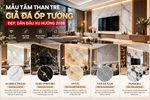Mẫu tấm than tre giả đá ốp tường nội thất đẹp, dẫn đầu xu hướng 2026
