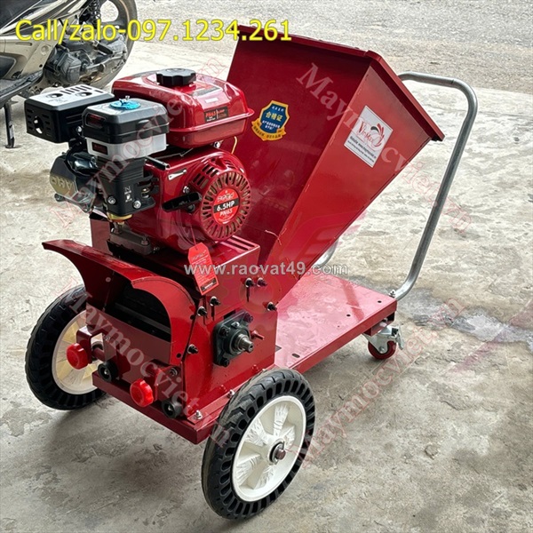Máy băm cành xăng 6.5hp pona pn65