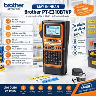 Máy in nhãn brother pt-e310bt