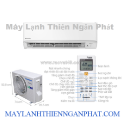 Máy lạnh treo tường panasonic inverter 2 hp cu/cs-ruckh-8d