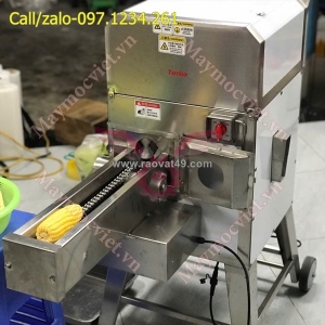 Máy tuốt (tách) hạt ngô (bắp) tươi tự động vm268