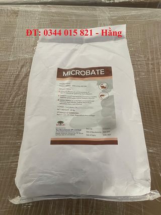 Microbate, microzyme, enzyme protease, hỗ trợ tiêu hóa, cắt tảo, giảm bùn đáy ao