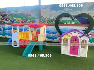 Ngôi nhà nhựa đồ chơi trẻ em, ngôi nhà cổ tích cho bé