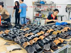 Nguồn hàng dép da – hàng có sẵn tại xưởng