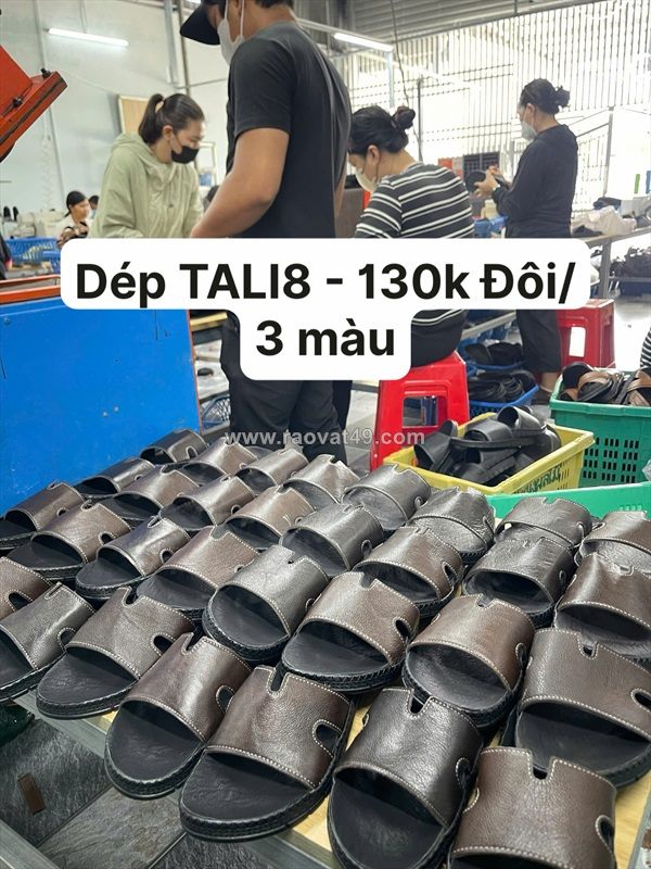 Nhập hàng dép da từ xưởng – giá sỉ