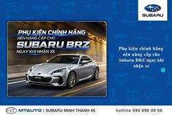 Những phụ kiện đáng trang bị cho subaru brz ngay khi nhận xe