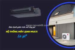 Nơi cung cấp – bán sỉ và lẻ dòng máy lạnh hệ multi dàn lạnh giấu trần