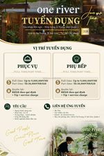 One river tuyển nv quản lý nhà hàng làm ở q1