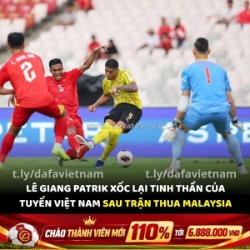 Patrik lê giang xốc lại tinh thần tuyển việt nam sau trận thua malaysia!