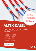 Phân phối cáp chống cháy chống nhiễu altek kabel – an toàn cho hệ thống điện quan trọng