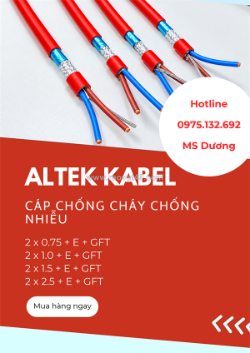 Phân phối cáp chống cháy chống nhiễu altek kabel – an toàn cho hệ thống điện quan trọng
