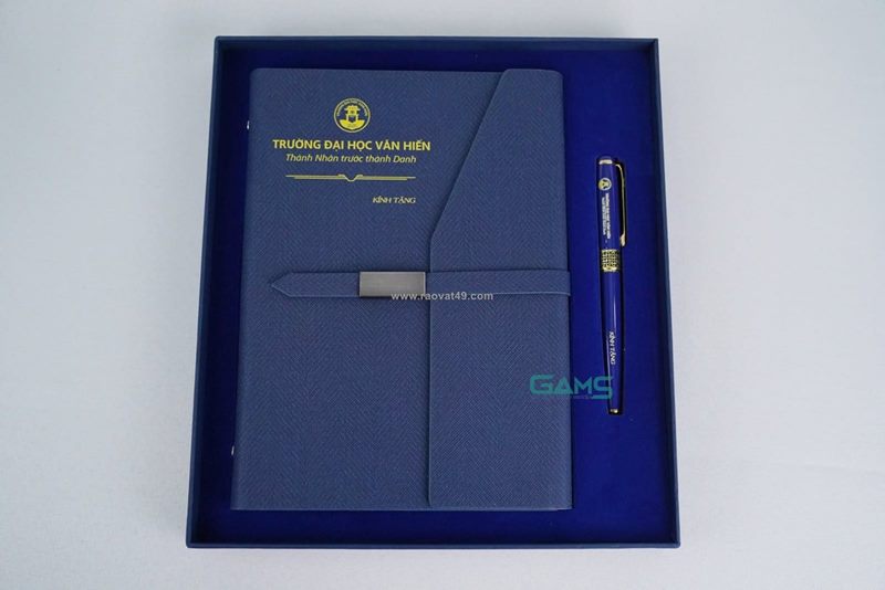 Quà tặng trường học in logo - giftset cao cấp