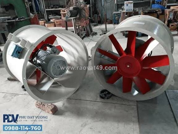 Quạt hướng trục cho hệ thống thông gió phòng lưu trữ nông sản: cách hạn chế hơi ẩm và khí tù đọng