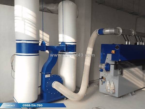 Quạt hút bụi túi vải: kiểm soát bụi phát sinh trong quá trình nghiền và sàng phân bón