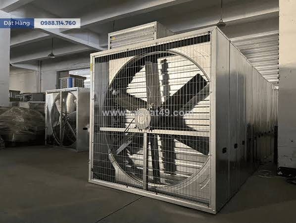 Quạt thông gió vuông cho xưởng chế tác đá tự nhiên: giải pháp cải thiện môi trường sản xuất