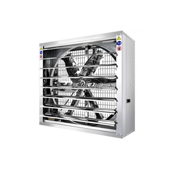 Quạt thông gió vuông cho xưởng sản xuất và lắp ráp cửa nhôm kính