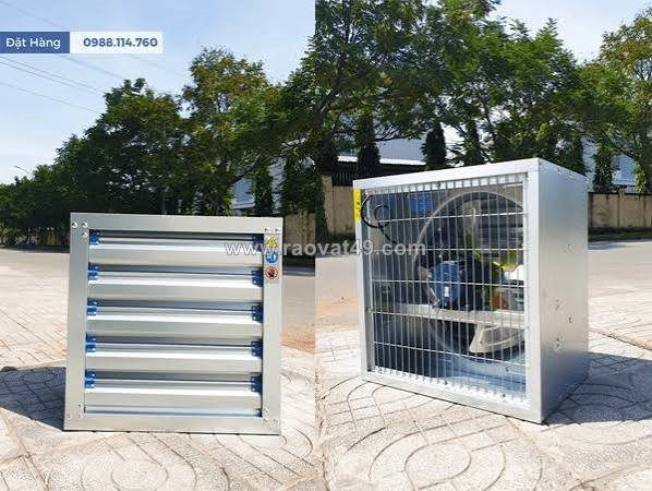 Quạt thông gió vuông cho xưởng sản xuất và lắp ráp cửa nhôm kính