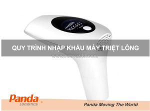 Quy trình nhập khẩu máy triệt lông