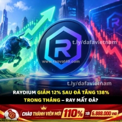 Ray giảm 12% sau cú tăng 138% trong 1 tháng – đã mất đà?
