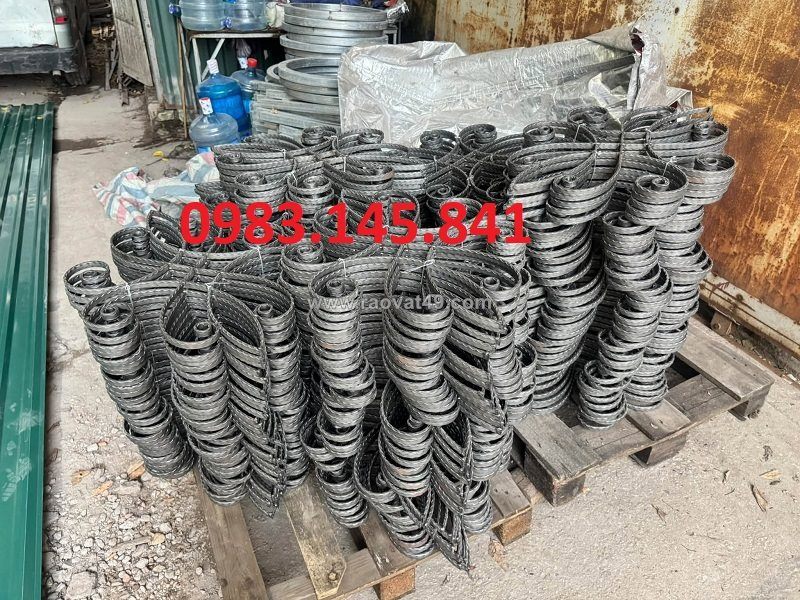 Sắt la uốn theo mẫu dành cho các sản phẩm trang trí
