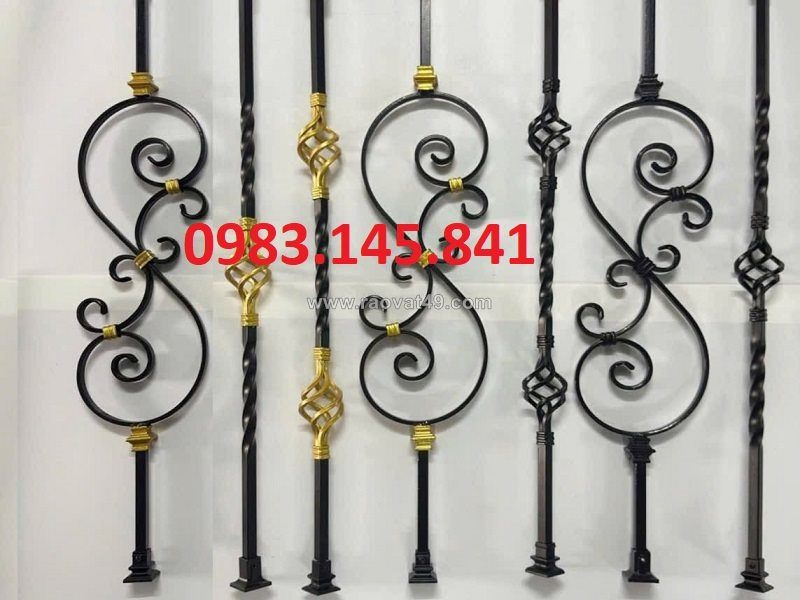 Sắt xoắn mỹ thuật, tạo điểm nhấn cho các mẫu sắt trang trí
