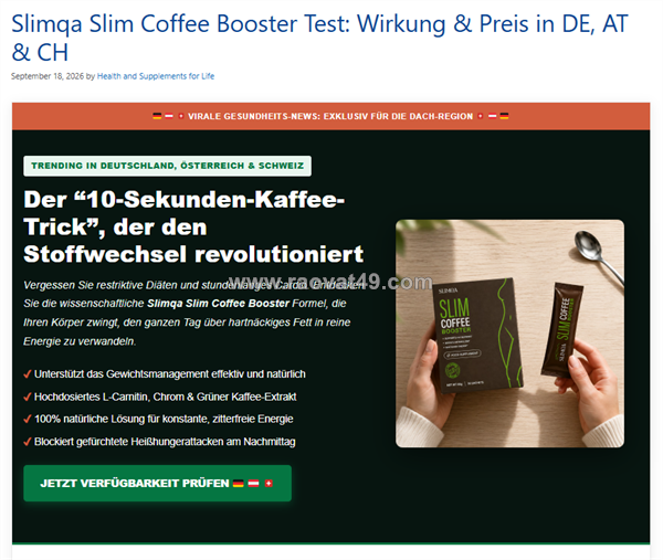Slimqa™ review – energie und appetitkontrolle de, at, ch