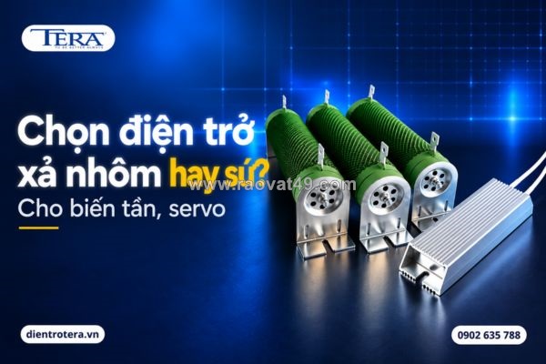 So sánh điện trở xả nhôm và điện trở sứ: ứng dụng thực tế cho biến tần và servo