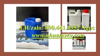 Sx can nhựa 1 lít, vỏ can nhựa 2 lít, bình nhựa 5 lít đựng nhớt tại tphcm