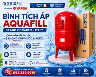 Tại sao nên sử dụng bình tích áp nước aquafill ?