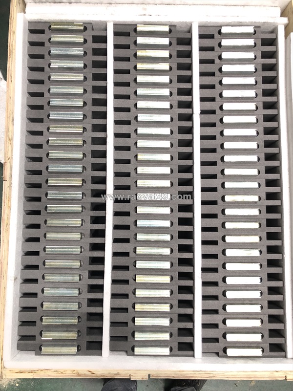 Tấm graphite bôi trơn, tấm graphite cách nhiệt, tấm graphite chặn đầu lò
