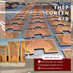Thép corten kháng thời tiết, chống ăn mòn, độ bền cao, bề mặt nâu cam độc đáo-cung cấp theo yêu cầu