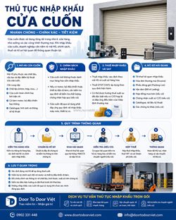 Thủ tục nhập khẩu cửa cuốn