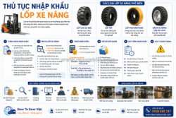 Thủ tục nhập khẩu lốp xe nâng