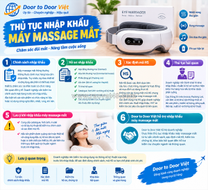 Thủ tục nhập khẩu máy massage mắt