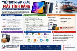 Thủ tục nhập khẩu máy tính bảng