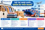Thủ tục nhập khẩu quần áo thời trang