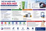 Thủ tục nhập khẩu sữa rửa mặt