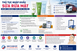 Thủ tục nhập khẩu sữa rửa mặt