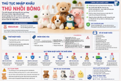 Thủ tục nhập khẩu thú nhồi bông