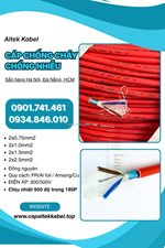 Tổng kho cáp chống cháy chống nhiễu altek kabel chính hãng