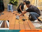 Tổng kho sàn gỗ nhựa ngoài trời lỗ tròn chính hãng, giá rẻ