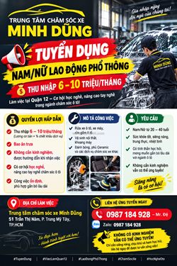 Tuyển lao động phổ thông quận 12