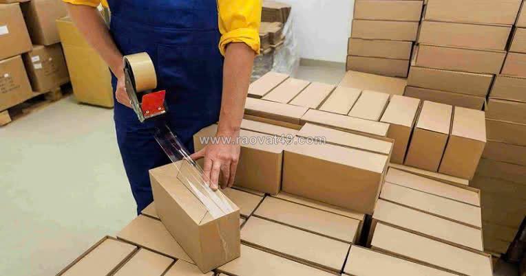 Tuyển nam nữ kiểm tra đóng gói dán bao bì hàng hoá