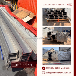 Unicosteel chuyên phân phối thép hình inox u,h,i,v chuẩn quy cách- giải pháp kết cấu chịu lực vượt trội, nhận cắt phôi chính xác theo bản vẽ