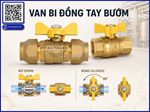 Van bi tay bướm (butterfly handle ball valve) ứng dụng thực tế trong hệ thống cấp nước và công nghệ