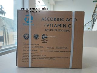 Vitamin c, ascorbic acid 99%, tăng đề kháng, cho thú y và thủy sản